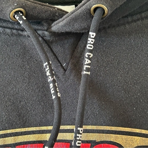 PRO CALI Men’s BACKWOODS Hoodie Sweater 2XL Black Pull Over Casual Street - Picture 6 of 14